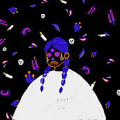 My project for course: Hand-Drawn Digital Animation: Bring Illustrations to Life. Traditional illustration, Motion Graphics, Animation, 2D Animation, Digital Illustration, and Animated Illustration project by Curly Tsai - 01.10.2023