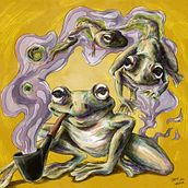 Metamorphsmoking. Traditional illustration, Pencil Drawing, and Digital Drawing project by Raquel Guirao Zaragoza - 01.16.2023