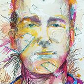 Proyecto final: Retrato experimental con tinta, alcohol y té. Un progetto di Belle arti, Pittura, Disegno e Illustrazione con inchiostro di Yara Azucena Altamirano García - 18.03.2023