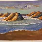 Mi proyecto del curso: Pintura de paisajes atmosféricos con gouache . % Silvia Adriana Iglesias tarafından hazırlanan Geleneksel illüstras, on, Tablo, Guaj Bo, Ve ama projesi - 01.16.2023