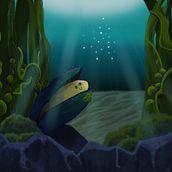 My project for course: Atmospheric Scenes in Procreate: Paint with Color and Light. Un progetto di Illustrazione tradizionale e Illustrazione digitale di sadhbhn - 17.01.2023