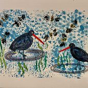 My project for course: Illustrating Nature: A Creative Exploration. Traditional illustration, Painting, Drawing, Watercolor Painting, Ink Illustration, and Naturalistic Illustration project by Nathalie - 01.16.2023