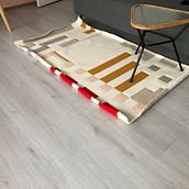 Rug . Accessor, Design, Arts, Crafts, Embroider, Decoration, Punch Needle, and Textile Design project by Rebekka Fries - 01.07.2023