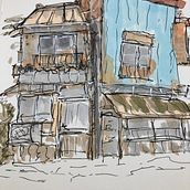 My project for course: Expressive Architectural Sketching with Colored Markers Ein Projekt aus dem Bereich Skizzenentwurf, Zeichnung, Architektonische Illustration, Sketchbook und Illustration mit Tinte von geoff_hodgson - 16.01.2023