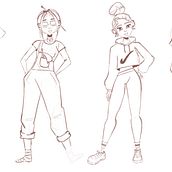 My project for course: Drawing Appealing Characters with Personality. Character Design, Sketching, Drawing, Stor, telling, Stor, board, Artistic Drawing, and Narrative project by Sonia Abdallah - 01.17.2023