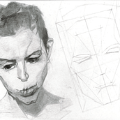 My project for course: Graphite Drawing Techniques for Planar Portraiture. Fine Arts, Sketching, Drawing, Portrait Drawing, Realistic Drawing, and Artistic Drawing project by nabil_ghnewa - 01.17.2023