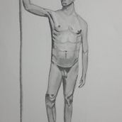 Mi proyecto del curso: Dibujo realista de la figura humana. Traditional illustration, Fine Arts, Sketching, Pencil Drawing, Drawing, Realistic Drawing, and Figure Drawing project by Luis Marciales - 01.17.2023