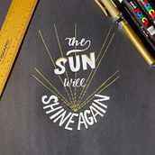 My project for course:  Intro to Hand-Lettering for Inspirational Quotes Ein Projekt aus dem Bereich T, pografie, Kalligrafie, Lettering, T, pografisches Design, H und Lettering von rachelcelestino - 07.01.2023