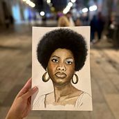 Retrato en acuarela. Un proyecto de Ilustración tradicional y Pintura a la acuarela de Oriana Carolina León Cedeño - 18.01.2023