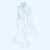 Mi proyecto del curso: Retrato ilustrado con estilo art nouveau. Een project van Traditionele illustratie,  Beeldende kunst, Digitale illustratie,  Portrettekening,  Artistieke tekening, Digitale tekening y  Digitaal schilderij van Andrea Gutiérrez Montes de Oca - 15.01.2023