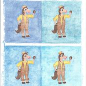 Las Vacaciones del Rey - Proyecto del curso: Ilustración de portadas para libros infantiles. Un progetto di Illustrazione tradizionale, Pittura, Bozzetti, Disegno, Pittura ad acquerello, Illustrazione infantile, Illustrazione editoriale e Albo illustrato di Laura Nieto Bruña - 26.10.2022