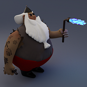 "Santa Claus welder". 3D Modeling, 3D Character Design, and 3D Design project by BowMind - 12.23.2022