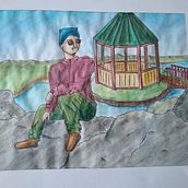 Mein Abschlussprojekt für den Kurs: Aquarellsketching: Drück deine Ideen aus . Ilustração tradicional, Esboçado, Criatividade, Desenho, Pintura em aquarela, e Sketchbook projeto de Saskia Toleikis - 20.11.2022