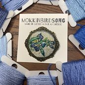 My project for course: Miniature Needlework: Make Embroidered Jewelry. Jewelr, Design, Embroider, and Textile Design project by Elly M - 01.11.2023