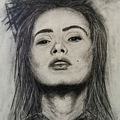 My project for course: Artistic Charcoal Portraiture: Creating Atmosphere. Traditional illustration, Fine Arts, Drawing, Portrait Drawing, Realistic Drawing, and Artistic Drawing project by Rus Francis - 01.19.2023