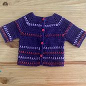 Sweater Top down. Fiber Arts project by Paula Ureta - 01.19.2023