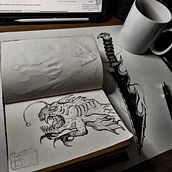 Meu projeto do curso: Sketching diário para inspiração criativa. Traditional illustration, Sketching, Creativit, Drawing, and Sketchbook project by William Douglas - 01.19.2023