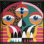 Homes Tone creative duo works: @homes_tone : @drhomes & @rafa_bertone  Para TOMA CAFE Olavide / Mural made in collaboration with Dr Homes For TOMA CAFE Olavide. Street Art, Traditional illustration, and Design project by Rafael Bertone - 01.19.2023