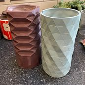 My project for course: Geometric Handmade Molds: Design 3D-faceted Objects. Design, Accessor, Design, Arts, Crafts, Fine Arts, Interior Design, Decoration, Interior Decoration, and DIY project by laurakennedy67 - 01.15.2023
