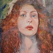 Mein Abschlussprojekt für den Kurs: Moderne Porträtmalerei mit Ölfarben. Traditional illustration, Fine Arts, Painting, and Oil Painting project by rvoelkmann - 01.22.2023