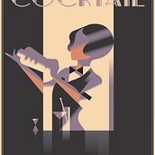 My project for course: Art Deco Style for Digital Illustration. Traditional illustration, Fine Arts, Poster Design, and Digital Illustration project by Mikey Smits - 01.19.2023