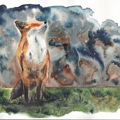 Snowjoy. Traditional illustration, Watercolor Painting, Realistic Drawing, and Naturalistic Illustration project by K-mille Agregator - 01.26.2023