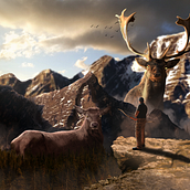 Cacería. Photograph, Photograph, Post-production, VFX, Photo Retouching, Fine-Art Photograph, Photographic Composition, and Photomontage project by hilario.carlos.fb08 - 01.20.2023