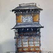 Final project: Expressive Architectural Sketching with Colored Markers. Sketching, Drawing, Architectural Illustration, Sketchbook & Ink Illustration project by rhoades801 - 01.26.2023