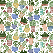 Seamless patterns. Un proyecto de Ilustración tradicional y Diseño de Antía Díaz - 01.07.2022