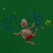 Mi proyecto del curso: Creación de personajes en 3D con Blender . Un progetto di 3D, Character design, Modellazione 3D, Character design 3D e Progettazione 3D di Romina Lezcano - 19.01.2023