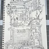 Idle ink. Ink Illustration project by Carlos Camacho - 01.21.2023