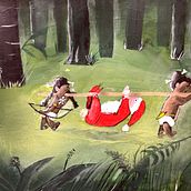 Natale. Un projet de Illustration traditionnelle , et Conception de personnages de Elena - 21.01.2023