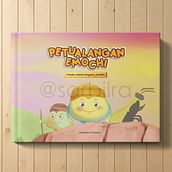 My project for course:  Illustrating and Writing a Children's Book of Petualangan Emochi. Traditional illustration, Character Design, Editorial Design, Writing, Drawing, Stor, board, Children's Illustration, Narrative, Creative Writing, and Children's Literature project by Salsabila Syah Rokhim - 01.21.2023