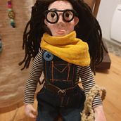 Mon projet du cours : Création de marionnettes pour le stop motion. Arts, Crafts, Stop Motion, Art To, and s project by céline HENRY - 01.21.2023