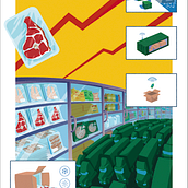 My project for 'Digital Illustration Techniques for Engaging Stories': The Cold Chain. Digital Illustration, Digital Drawing, and Editorial Illustration project by liamarcherkiniry - 01.21.2023