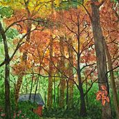 My project for course: Painting Realistic Watercolor Landscapes. Projekt z dziedziny Sztuki piękne, Malarstwo, Sketching, Malowanie akwarelą, Ilustracja naturalist i czna użytkownika Susan Glass - 21.01.2023