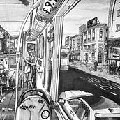 Black & White Marker. Projekt z dziedziny Trad, c, jna ilustracja, Komiks, Sketching, Kreat, wność, Portret, R, sunek realist i czn użytkownika Boz Gencer - 21.01.2023