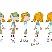 Mi proyecto del curso: Diseño de personajes para animación con Photoshop. Animation, Character Design, and Character Animation project by Luis Gerardo Puente Arce - 01.21.2023