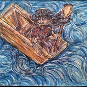 Barco das Artes Perdidas. Traditional illustration, Pencil Drawing, Drawing, and Sketchbook project by igorsalgado93 - 01.19.2023