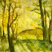 My project for course: Dreamy Watercolor Landscapes: Paint with Light. Un projet de Peinture , et Aquarelle de Jill Palumbo - 21.01.2023
