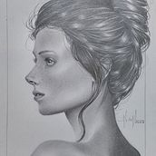 Meu projeto do curso: Técnicas de desenho a lápis para retrato em planos. Artes plásticas, Esboçado, Desenho, Desenho de retrato, Desenho realista, e Desenho artístico projeto de duartehq - 22.01.2023