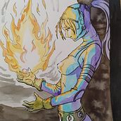 Mi proyecto del curso: Personajes fantásticos con tinta y acuarela. Aprendiz de Mago. Traditional illustration, Character Design, Pencil Drawing, Drawing, Watercolor Painting & Ink Illustration project by Javier Varas Genestier - 01.22.2023