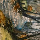 My project for course: Painting Realistic Watercolor Landscapes. Fine Arts, Painting, Sketching, Watercolor Painting, and Naturalistic Illustration project by Sofia Koba - 01.22.2023