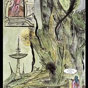 My project for course: Imaginary Worldbuilding for Comic Book Drawing. Traditional illustration, Pencil Drawing, Drawing, Ink Illustration, and Digital Illustration project by Vendula Brunhoferová - 01.22.2023