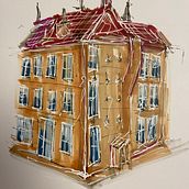 I miei primi disegni dopo il corso. Sketching, Drawing, Architectural Illustration, Sketchbook & Ink Illustration project by andmec - 01.22.2023
