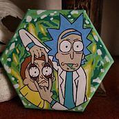 Rick and Morty. Un proyecto de Pintura e Ilustración tradicional de stephoux2091 - 10.12.2022