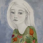 Mi proyecto del curso: Retrato con lápiz, técnicas de color y Photoshop. Traditional illustration, Fine Arts, Pencil Drawing, Drawing, Digital Illustration, and Portrait Drawing project by Gaby Schoemaker - 01.23.2023