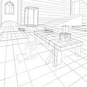 Medieval Room. Un projet de Illustration traditionnelle, Animation , et Animation 2D de Nilce Tsunamy - 23.01.2023