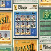 Pôsteres - O Tri das Jules Rimet. Un progetto di Graphic design, Direzione artistica e Tipografia di Lucas Silveira - 22.10.2022