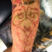 Mi proyecto del curso: Técnicas de color para tatuajes Ein Projekt aus dem Bereich Traditionelle Illustration, Zeichnung, Digitale Illustration, Tattoodesign und Digitale Zeichnung von Guru Tatoo - 23.01.2023